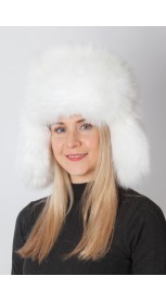 Colbacco in volpe bianca artica – stile russo